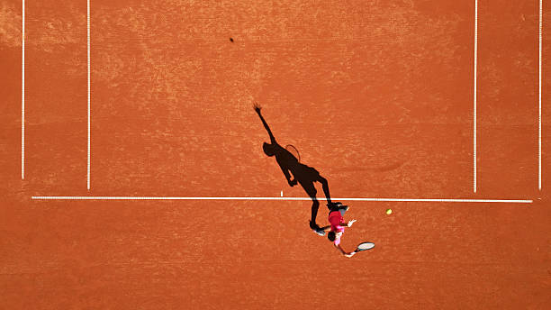 construction court de tennis en terre battue à Angers